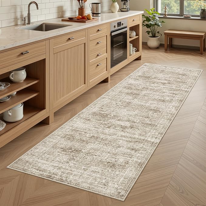 Soalmost Runner Rug 2x5 Washable Non-Slip Kitchen Runner Rugs - Image 2