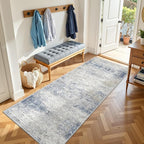3x8 Runner Rug Non Slip Washable by Restydon