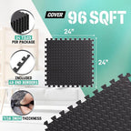 Yes4All 24SQFT-120SQFT Puzzle Exercise Mat - Image 2