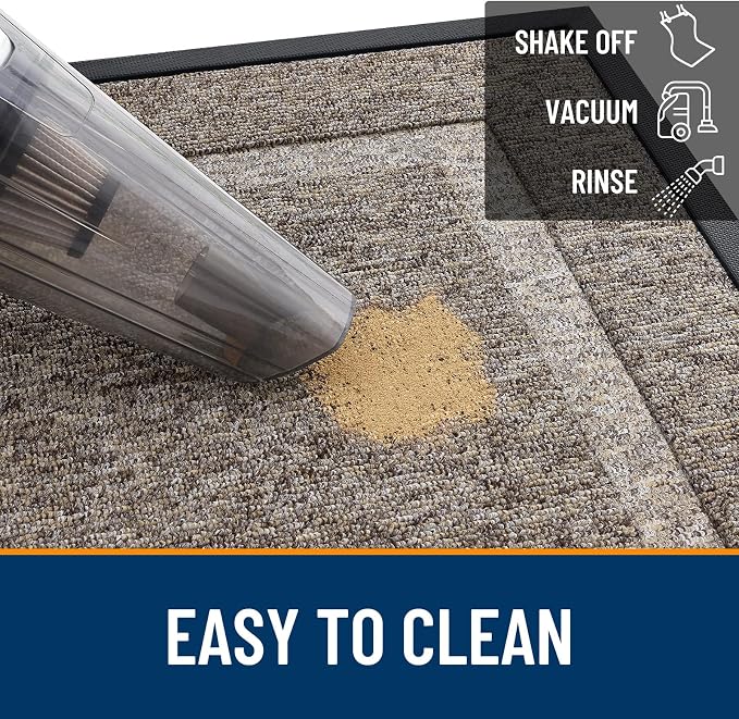 OLANLY Front Door Mat Indoor Outdoor Entrance, Waterproof All-Season, - Image 5