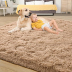 Tepook Super Soft Fluffy Rugs for Living Room, Shag 6x9 Area Rugs for Bedroom - Image 4