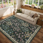 Machine Washable Living Room Rug: 6x9 Area Rugs - Image 8