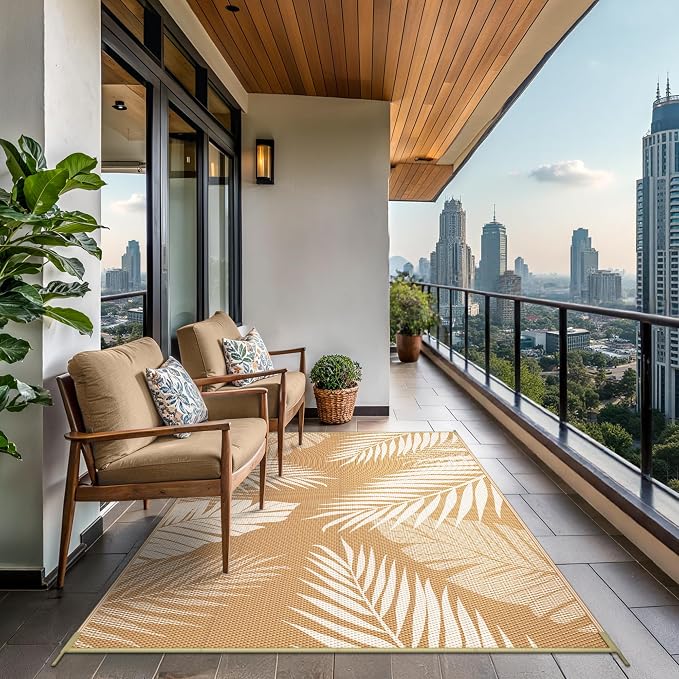 GENIMO Outdoor Rug 9' x 12' Waterproof - Image 4