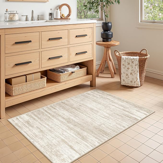 2x3 Washable Rug Runner for Bathroom, Soft Entryway Rug for Laundry Room by Restydon