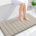 OLANLY Memory Foam Bath Mat 44x24, Super Soft Absorbent Bathroom Rugs, Quick Dry by OLANLY