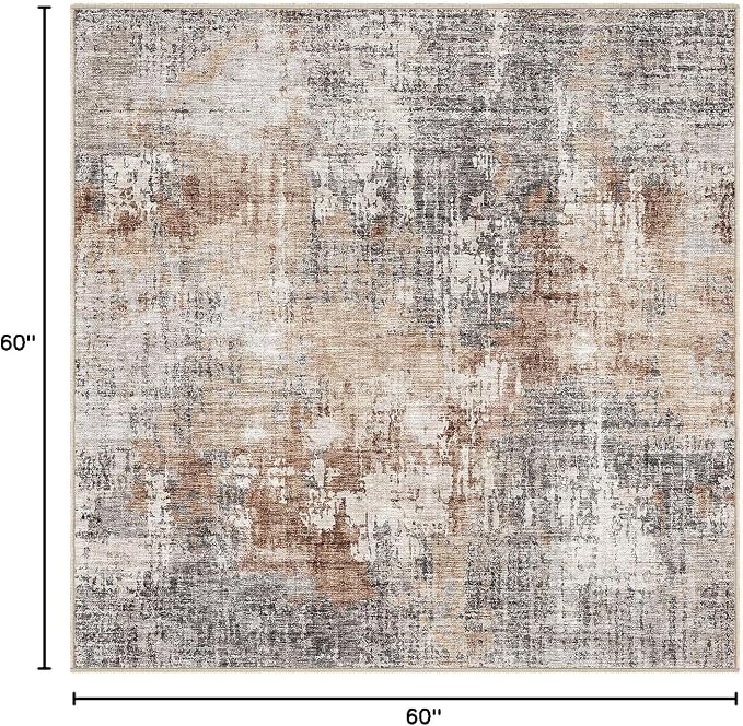 DMOYEST Square Area Rug Living Room Rugs - Image 2