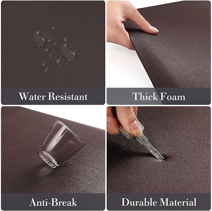 HappyTrends 2 PCS Kitchen Mat Cushioned Anti-Fatigue Floor Mat, Heavy Duty - Image 4