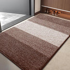Kitinjoy Indoor Outdoor Door Mat, 40x32 Non-Slip Absorbent Dirt Trapper by Kitinjoy