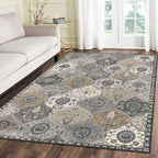 Lahome Moroccan Trellis Washable Area Rug, 5x7 Rugs by Lahome