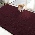OLANLY Dog Door Mat for Muddy Paws 50x30, Absorbs Moisture and Dirt, Absorbent by OLANLY