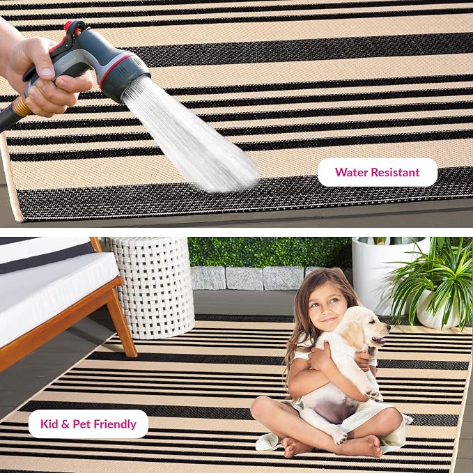 SAFAVIEH Washable Rug Outdoor Courtyard Collection - Image 12