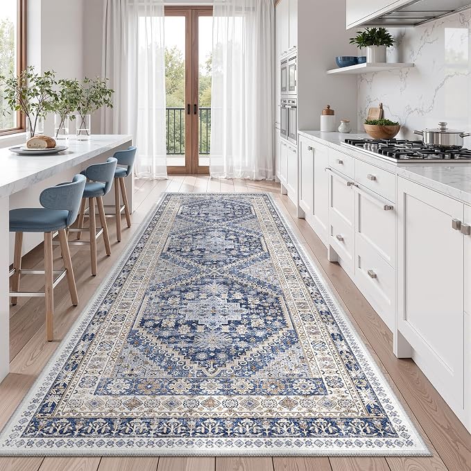 zesthome 3x10 Runner Rug Non Slip Washable by Zesthome