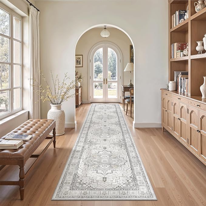 Madane Runner Rugs for Hallway 2x10 Long Washable Non-Slip Hallway Runner Rug - Image 4