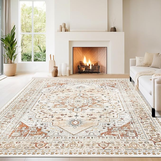 Srugn Washable Rugs 8x10 Area Rugs by Srugn