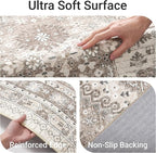 befbee Washable Runner Rug 2x6 Hallway Runner Rug Ultra-Thin Kitchen Rug Non - Image 3