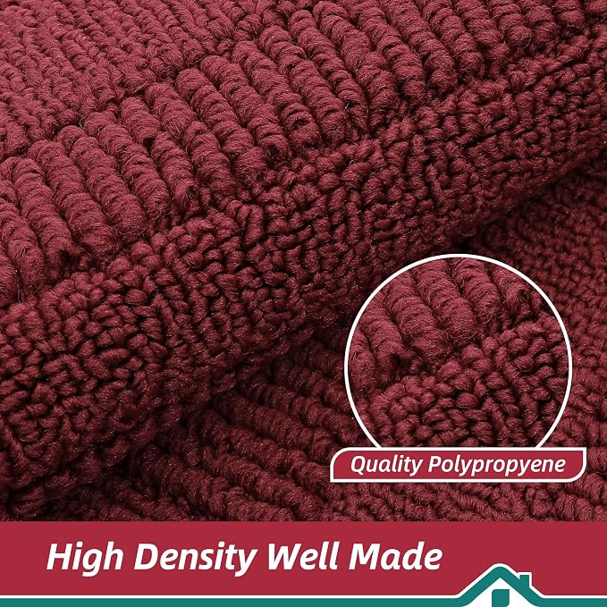 BEQHAUSE 30x18 Inch Kitchen Rug Mat Durable Kitchen Rugs Non-Slip Washable - Image 6