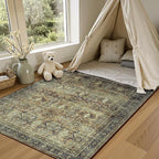 Lofus 3x5 Area Rug for Entryway, Washablee Soft Rugs for Bedroom, Living Room - Image 4