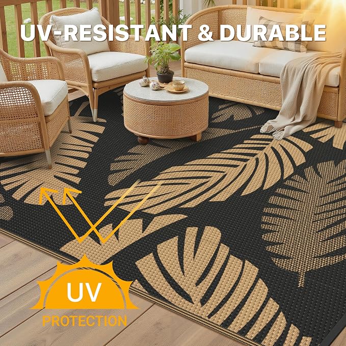GENIMO Waterproof Outdoor Rug 9' x 12' - Image 4