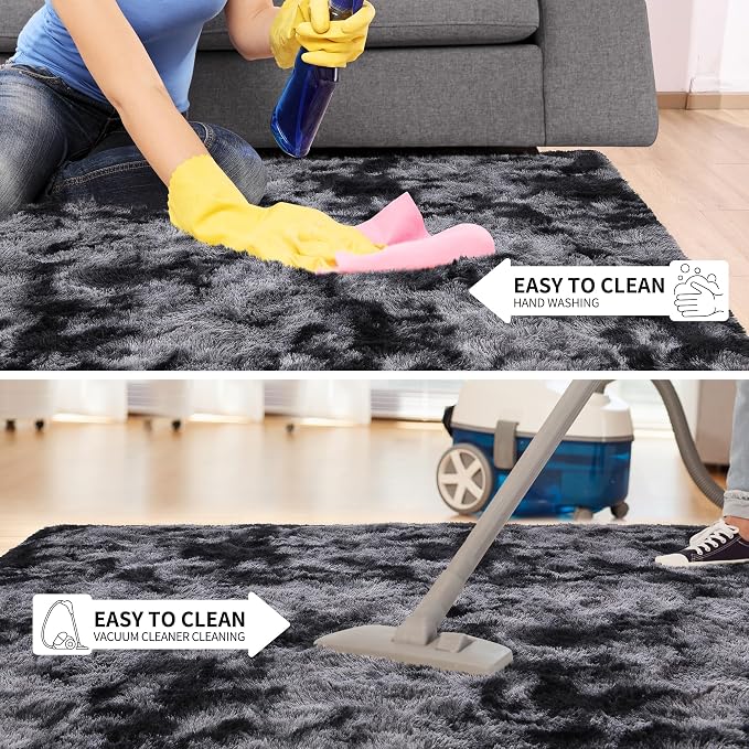 Tepook Area Rugs 9x12 for Living Room, Super Soft Fluffy Rugs for Bedroom - Image 5