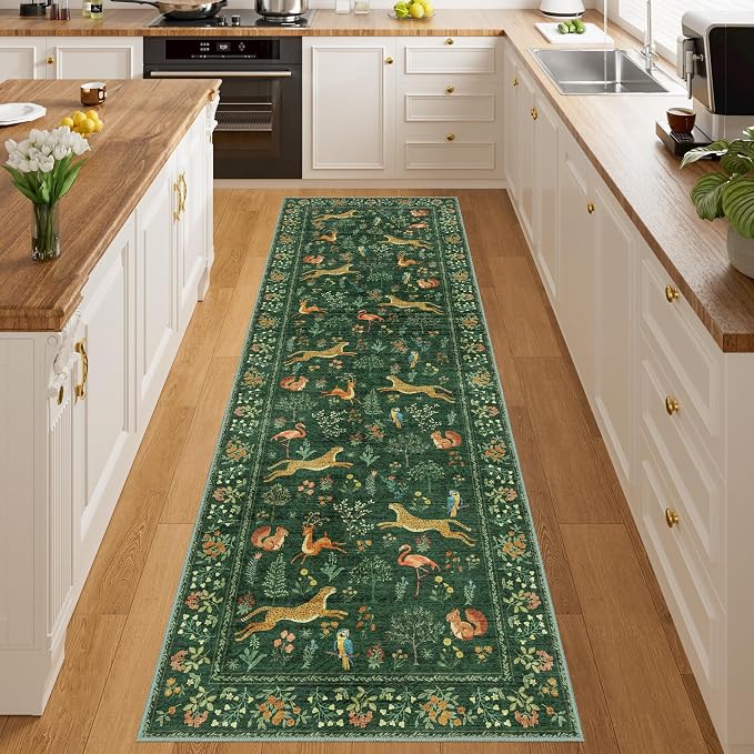 DUKINO 2x10 Rug for Hallway, Washable Kitchen Runner Rug - Image 5