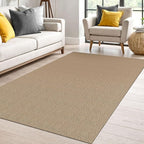 IOHOUZE Washable Area Rug 4x6 Non Slip Rubber Backed Woven Indoor Outdoor Rugs by iOhouze