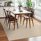 EARTHALL Washable Area Rugs 5x7 Ft Non Slip Living Room Rugs Cotton Rubber - Image 6