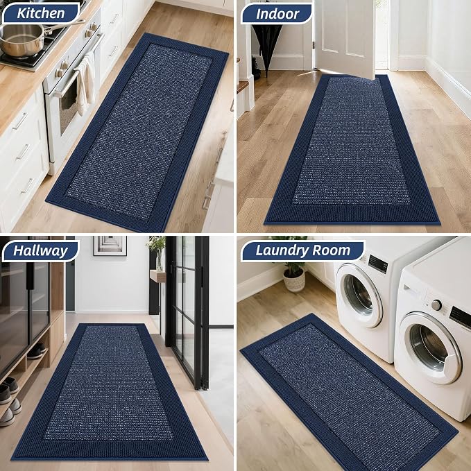 BEQHAUSE Indoor Door Mat 24" x 60", Dirt Trapper Door Mats Non-Slip Entryway - Image 8