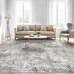 5x7 Area Rugs Washable Rug: Living Room Large Abstract Modern Soft Stain - Image 5