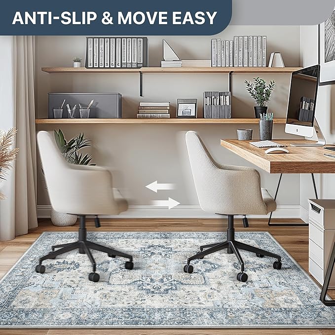36"x48" Office Chair Mat for Hardwood Tile Floor, Under Desk Carpet Protector - Image 5