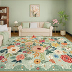 DUKINO 8x10 Area Rug, Floral Rugs - Image 3