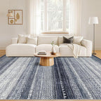 Nakagishi Area Rugs 9x12 Living Room Rug: Washable Boho Large Neutral Modern - Image 4