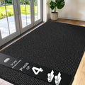 4 Pack Charcoal Commercial Door Mat 3'x6' Heavy Duty Industrial Floor Mat by Unknown