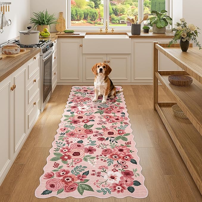 DUKINO 2x6 Runner Rug for Hallway, Washable Kitchen Rug - Image 5
