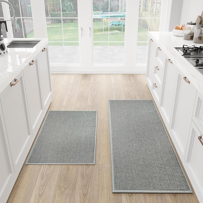 SUMLANS Kitchen Mat Set of 2 PCS, Cushioned Non Slip Rugs by SUMLANS