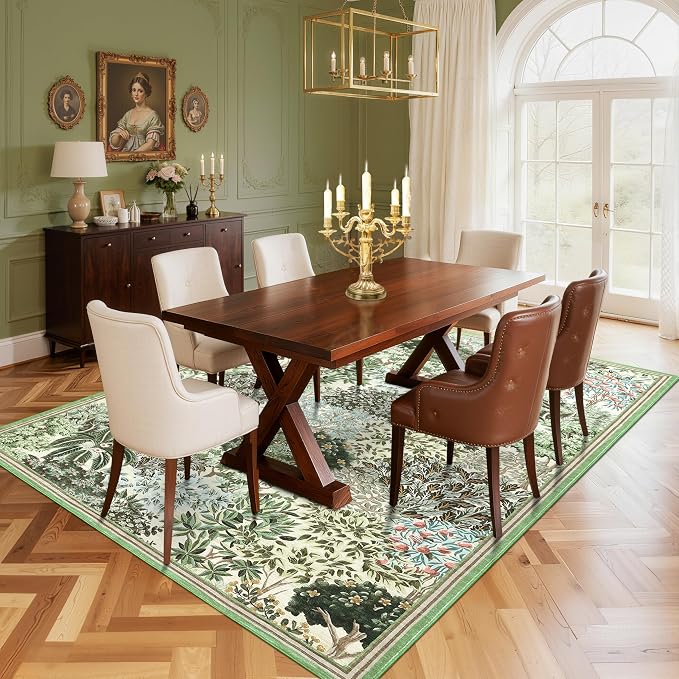 GarveeHome Forest Rug 9x12 Washable Area Rugs - Image 8