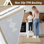 COSY HOMEER Kitchen Rugs 24"x36" Non-Slip Washable Kitchen Mats - Image 5