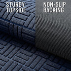 OLANLY Front Door Mat Outside Entrance 47x32, Heavy Duty Sturdy Natural Rubber - Image 4