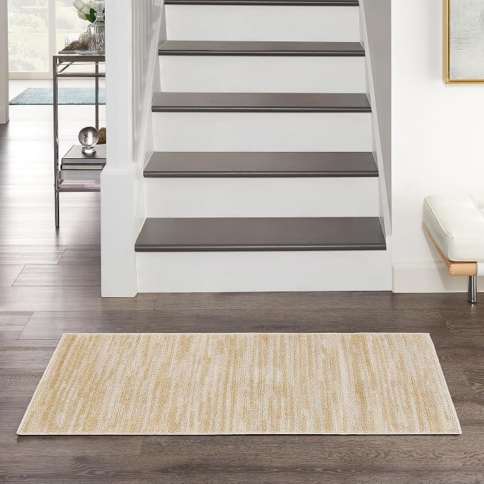 Nourison Home Nourison Essentials Ivory Gold 3' x 5' Area Rug by NourisonHome