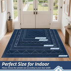 BEQHAUSE Dirt Trapper Door Mat 32" x 48", Doormat Non-Slip Entryway Rugs - Image 2