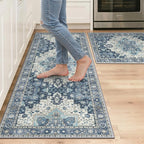 GENIMO Kitchen Rugs Non Slip Washable, Cushioned Standing Mat, Kitchen Runner by GENIMO