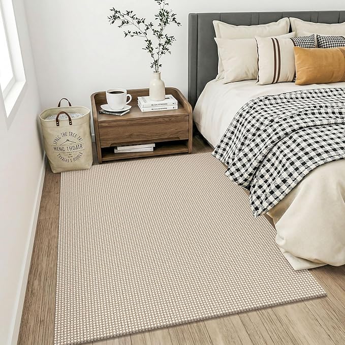 KOZYFLY Washable 4x5 Entry Woven Area Rug, Braided Throw Rugs - Image 8
