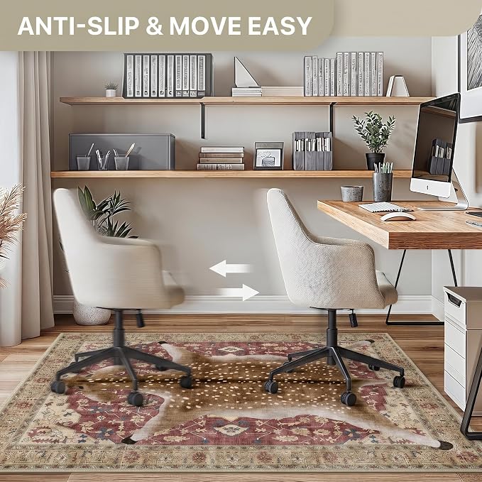 36"x48" Office Chair Mat for Hardwood Tile Floor, Under Desk Carpet Protector - Image 4