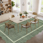 GarveeHome Scalloped Washable Area Rug 6x9 Rug - Image 8