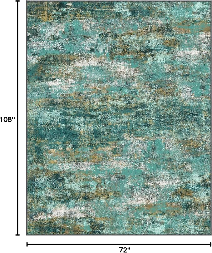 BEIMO Area Rugs 6x9 for Living Room Bedroom, Modern Abstract Machine Washable - Image 2