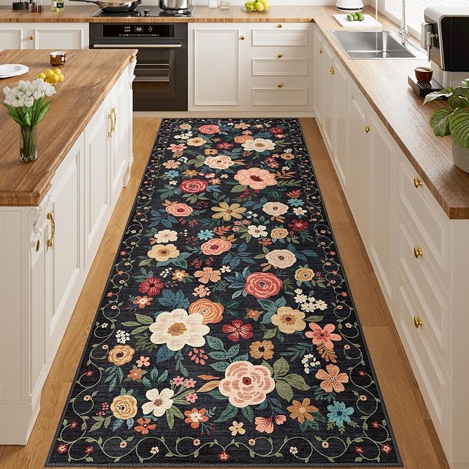 DUKINO 3x8 Runner Rug, Washable Rug - Image 5