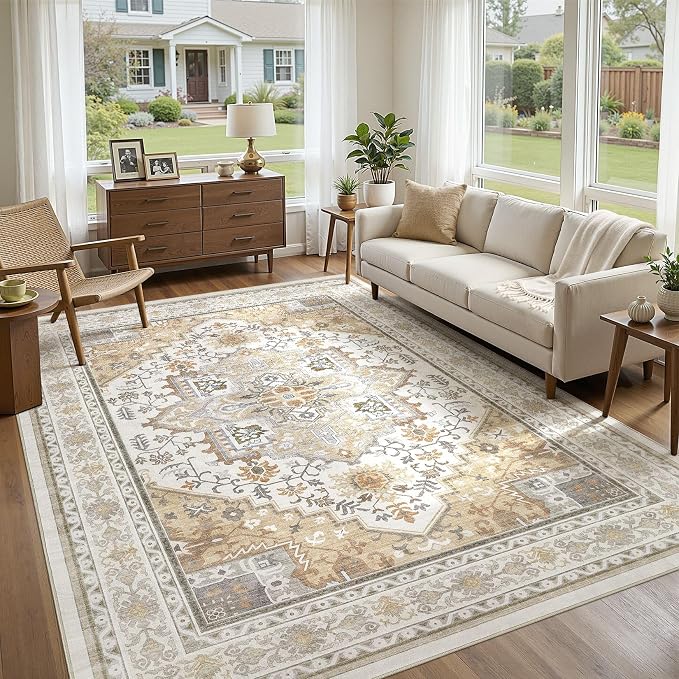 UERMEI 9x12 Area Rug for Living Room - Image 3