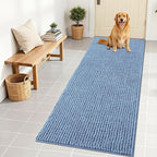 OLANLY Dog Door Mat for Muddy Paws 70x24, Ultra Absorbent Chenille Mud Doormat by OLANLY
