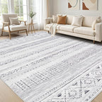cotiled 5x7 Area Rugs Living Room Rug: Washable Boho Rugs by COTILED