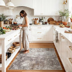 Washable 5x5 Area Rug Square – Non-Slip Soft Indoor Rug - Image 3