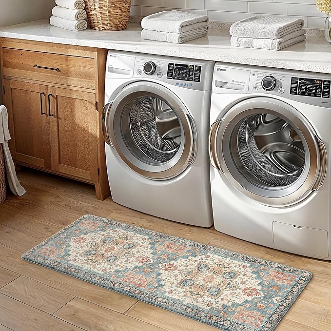 GENIMO Kitchen Mats for Floor 2PCs, Washable Anti Fatigue Mat for Cushioned - Image 7